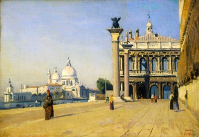 Mañana en Venecia, 1834 de Jean Baptiste Camille Corot