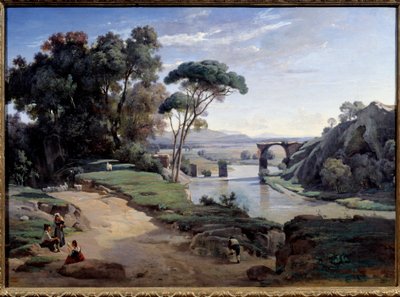 Puente de Narni cerca de Roma de Jean Baptiste Camille Corot