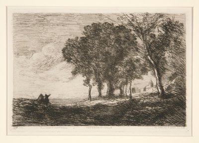 paisaje de de Jean Baptiste Camille Corot