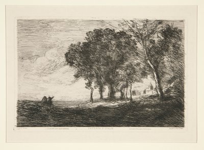 paisaje de de Jean Baptiste Camille Corot