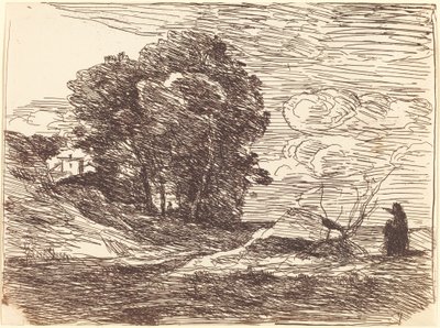 La morada del poeta de Jean Baptiste Camille Corot