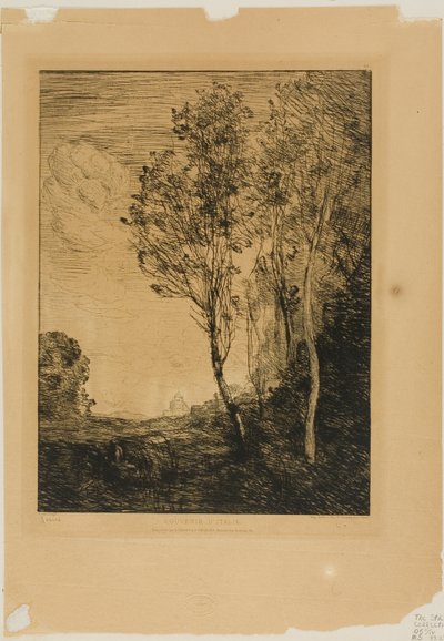 Recuerdo de Italia de Jean Baptiste Camille Corot