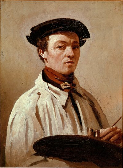 Autorretrato de Jean Baptiste Camille Corot