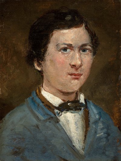 Autorretrato, c.1818-1821 de Jean Baptiste Camille Corot