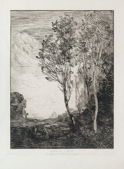 Recuerdo de Italia, 1863 de Jean Baptiste Camille Corot
