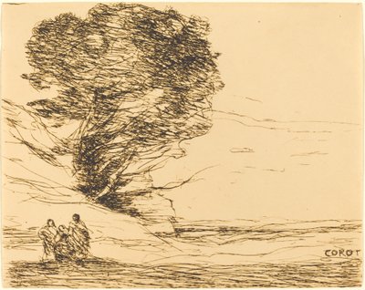 Recuerdo de Antibes de Jean Baptiste Camille Corot