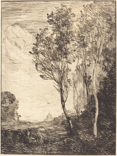 Recuerdo de Italia de Jean Baptiste Camille Corot