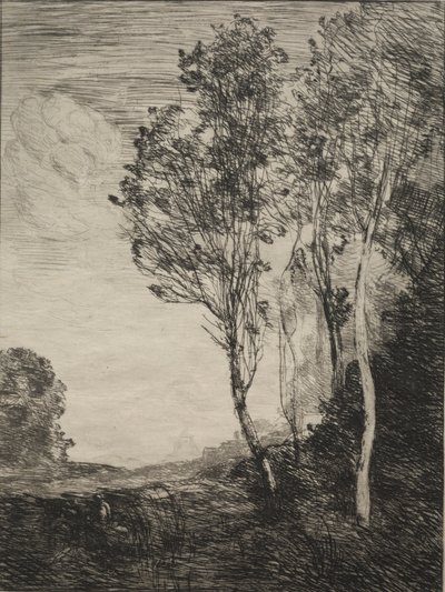 Recuerdo de Italia de Jean Baptiste Camille Corot