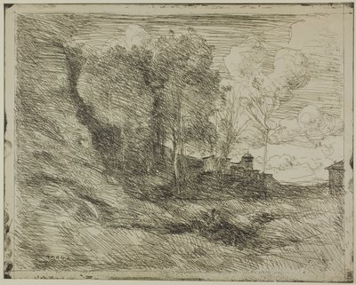 Recuerdo de Ostia de Jean Baptiste Camille Corot