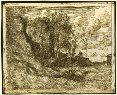Recuerdo de Ostia de Jean Baptiste Camille Corot