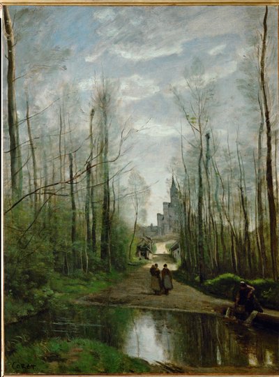 La iglesia de Marissel ... de Jean Baptiste Camille Corot