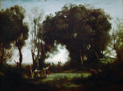 La danza de las ninfas de Jean Baptiste Camille Corot