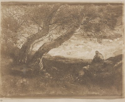 El soñador de Jean Baptiste Camille Corot
