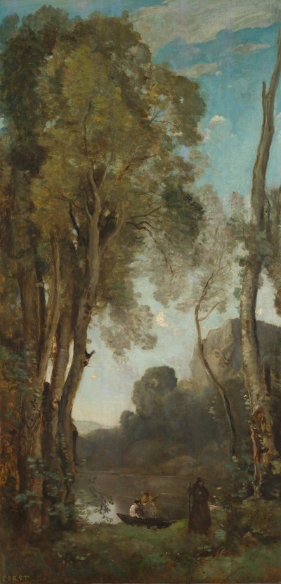 Los cuatro momentos del día (tarde) de Jean Baptiste Camille Corot