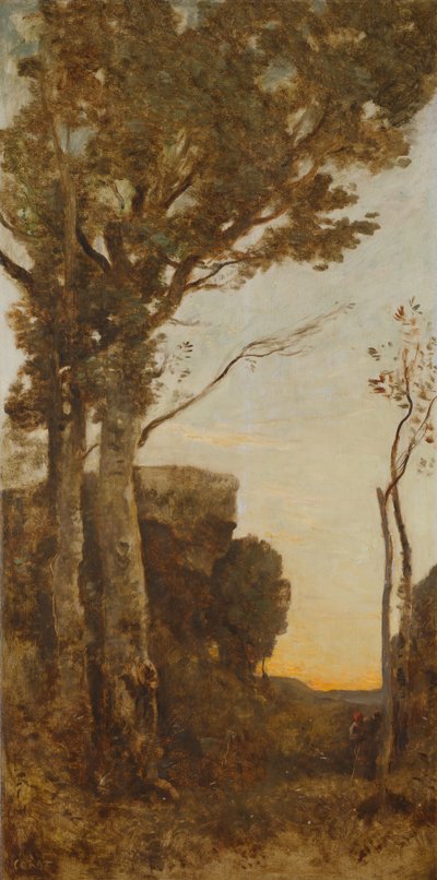 Los cuatro momentos del día (por la mañana) de Jean Baptiste Camille Corot
