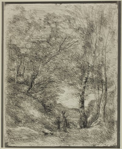 Los jardines de Horacio de Jean Baptiste Camille Corot