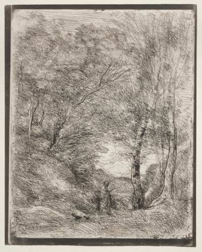 Los jardines de Horacio de Jean Baptiste Camille Corot