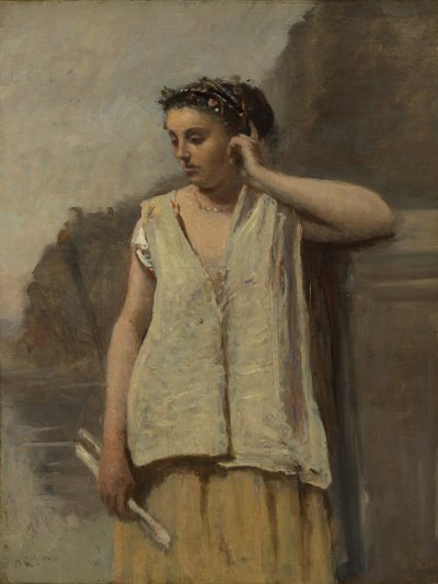 La musa: Historia, ca. 1865 de Jean Baptiste Camille Corot