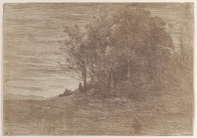 Los bosques del ermitaño, 1858 de Jean Baptiste Camille Corot