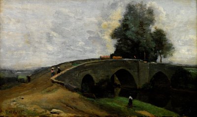 El viejo puente de Jean Baptiste Camille Corot