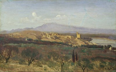Villeneuve-les-Avignon de Jean Baptiste Camille Corot