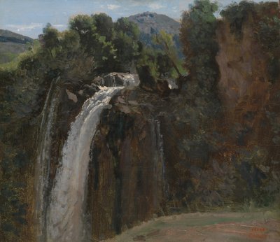 Cascada en Terni de Jean Baptiste Camille Corot