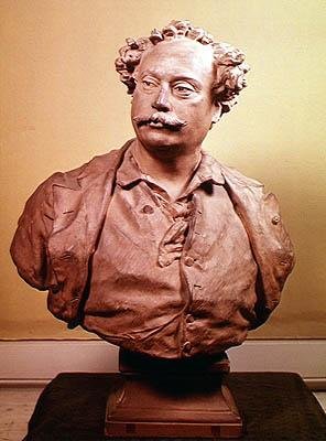 Retrato de Alejandro Dumas hijo (1802-70) de Jean Baptiste Carpeaux