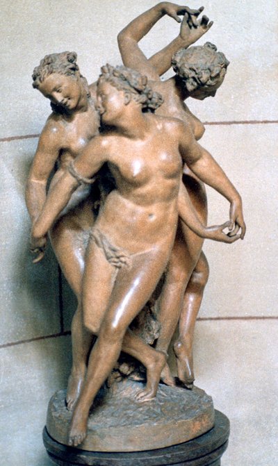 Las tres gracias, c1847-1875 de Jean Baptiste Carpeaux
