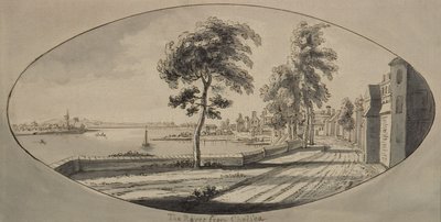 El río Támesis desde Chelsea de Jean Baptiste Claude Chatelain