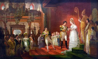 Segundo matrimonio de S.M.I. D. Pedro I er de Jean Baptiste Debret