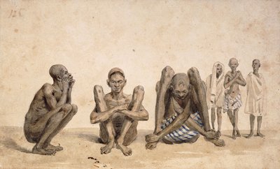 Esclavos de Río de Janeiro, c. 1825-6 de Jean Baptiste Debret