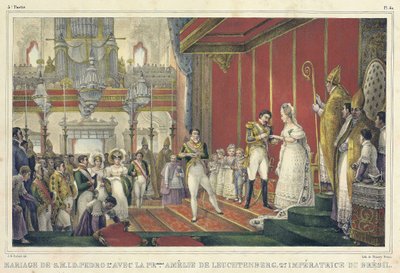 El matrimonio de Amelie de Leuchtenberg de Jean Baptiste Debret