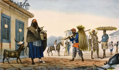 y litografías coloreadas de Jean Baptiste Debret
