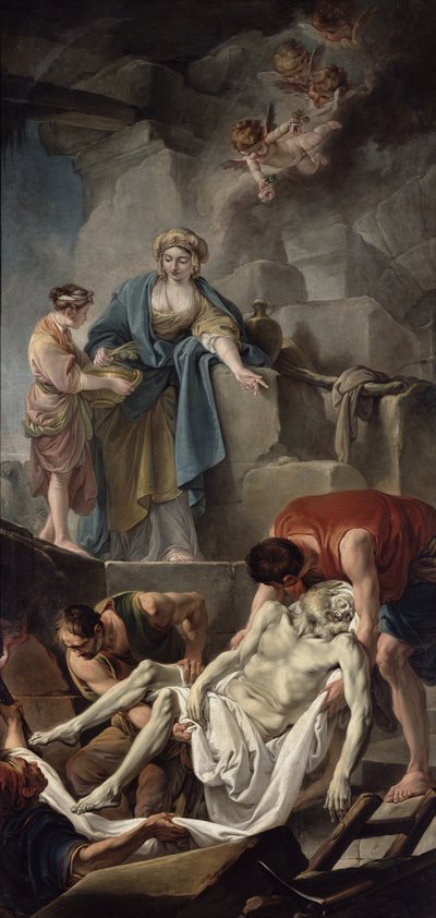 El entierro de San Andrés, 1760 de Jean Baptiste Deshays de Colleville