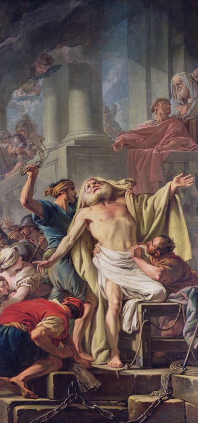 La Flagelación de San Andrés, 1761 de Jean Baptiste Deshays de Colleville