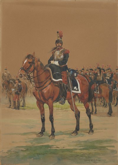 Coracero francés de Jean Baptiste Edouard Detaille
