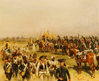 Napoleón comandando una vista de los prisioneros, 1883 de Jean Baptiste Edouard Detaille