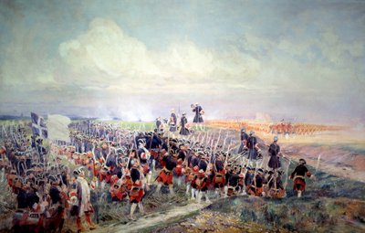 Salvación antes de la Batalla de Fontenoy el 11/05/1745. Pintura de Édouard Detaille (1848-1912). 1912. Dim. 2,1x3,2 m. París, Museo del Ejército de Jean Baptiste Edouard Detaille