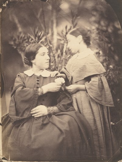 Retrato de mujer y niño, 1855 de Jean Baptiste Frénet