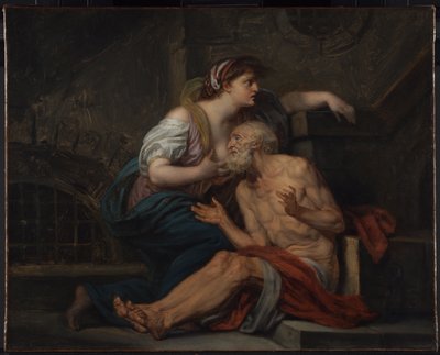 Cimón y Pero: "Caridad romana" de Jean Baptiste Greuze