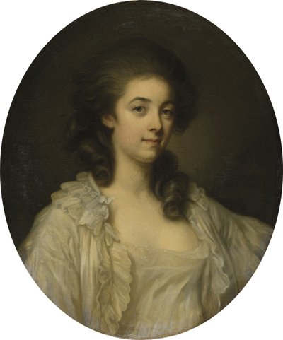 Francés: Portrait de Madame de Champcenetz Retrato de Madame de Champcenetz de Jean Baptiste Greuze
