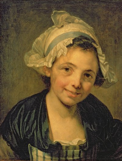 Chica con Bonete de Jean Baptiste Greuze