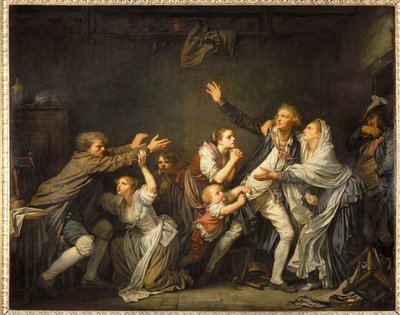 La maldición paterna ... de Jean Baptiste Greuze