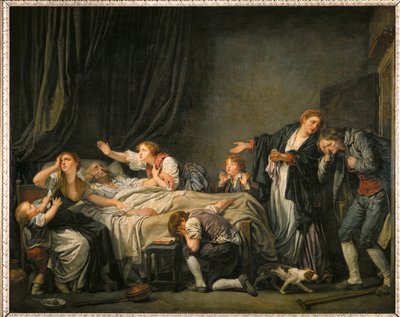 Le fils puni. El hijo castigado ... de Jean Baptiste Greuze