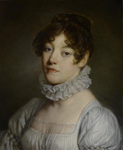 Retrato de una joven de Jean Baptiste Greuze