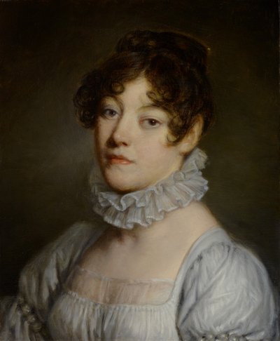 Retrato de una joven de Jean Baptiste Greuze