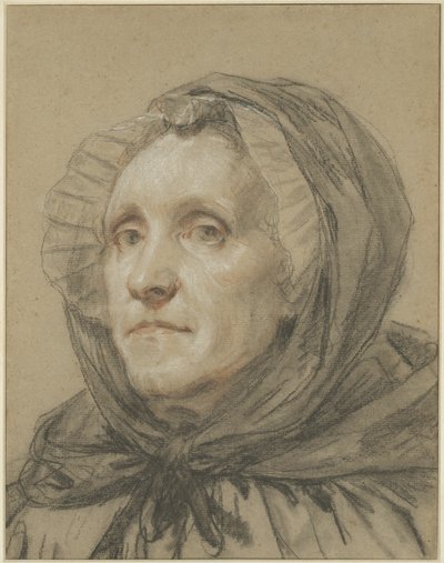 Retrato de la madre del artista de Jean Baptiste Greuze