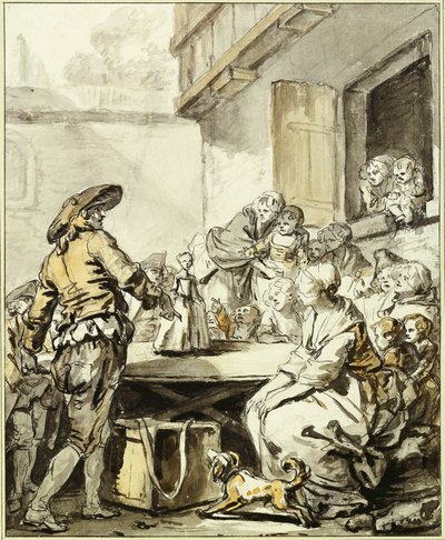 Saboya con una muñeca bailarina de Jean Baptiste Greuze