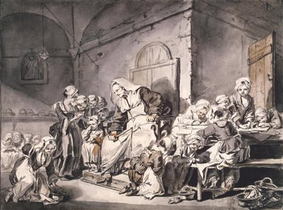 Maestro de escuela de Jean Baptiste Greuze