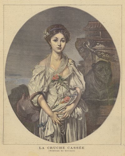 El cántaro roto de Jean Baptiste Greuze
